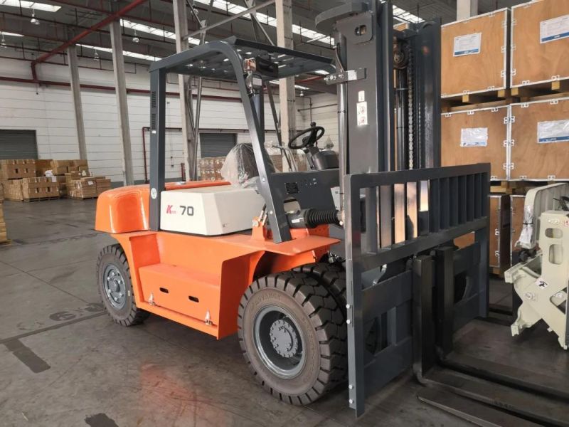 China 7ton Diesel Forklift Cpcd70 Hydraulic Diesel Forklift