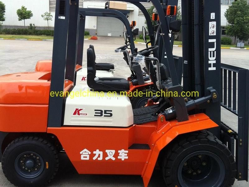 Anhui Heli 3.5ton Isu-Zu Diesel Engine Forklift Cpcd35