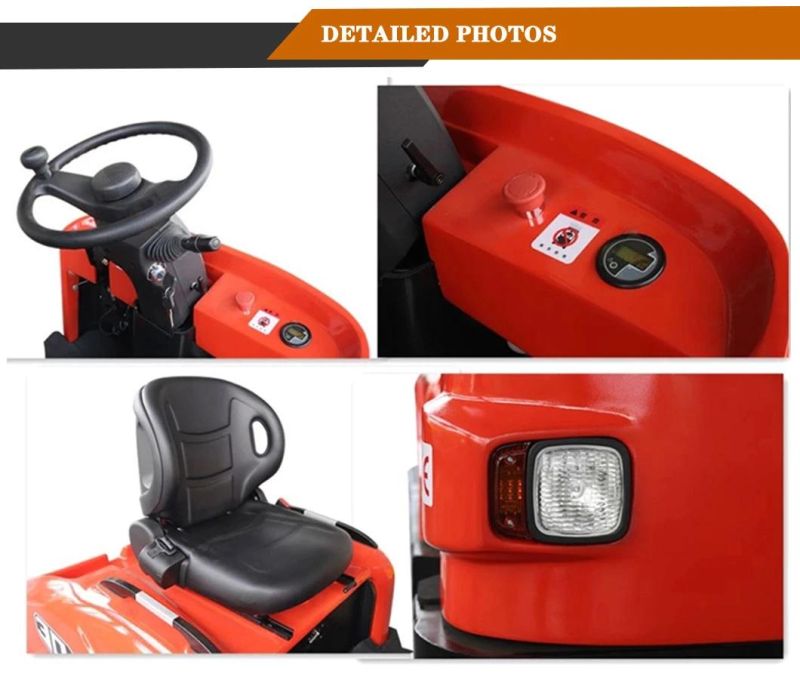 Factory Direct Sale Sit-Down Drive 3 Ton Seated Electric Tractor with CE Certificate
