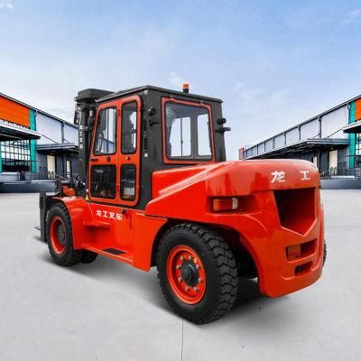 Sitting Driving Style Four Wheel 800kg 3m Diesel Truck Forklift with Counterbalanced Hydraulic