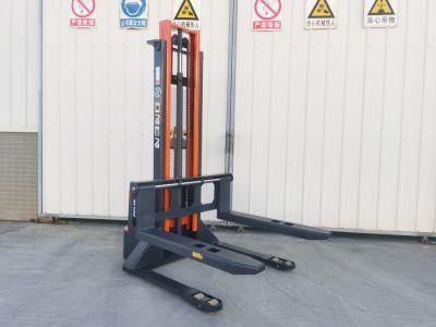 China Factory Widen Version Walking Full Electric Pallet Stacker Forklift Cdd-a OEM/ODM ISO9001, CE, SGS