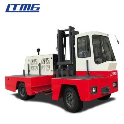China Diesel Side Loader Forklift 5000kg 5ton Side Loading Forklift with Powerful Engine Forklift