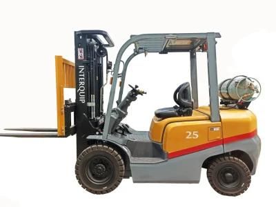 Japanese Style 2.5 Ton LPG/Gas/Gasoline/Petrol Forklift