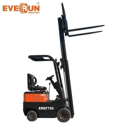 Everun EREF750 750kg Construction Equipment Machinery Electric/Battery Forklift Made in China