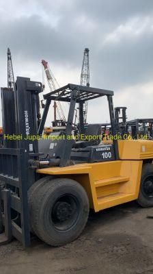 Komatsu 10 Ton Diesel Forklift, Large Tonnage Forklift Handling and Lifting Equipment for Sale