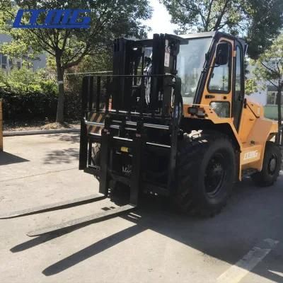 China Ltmg Brand Rough Terrain Forklift 3.5ton 3500kg 4WD ATV Forklift Terrain Forklift with Warranty for Sale