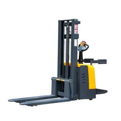 1.5ton 1500kg Standing on Pallet Electric Forklift Truck with Battery Operation for Warehouse