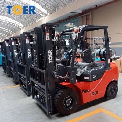 LPG Port Gasoline Dual Fuel Truck New Design 2.5 Ton Gas Forklift