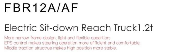 1.2t Electric Sit-Down Reach Forklift in 2022