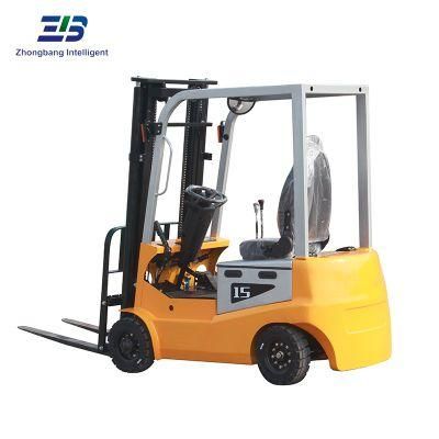 Factory 1.5 Ton Hydraulic/Mechanial Lead-Acid Battery Electric Forklift Forklift for Logistics