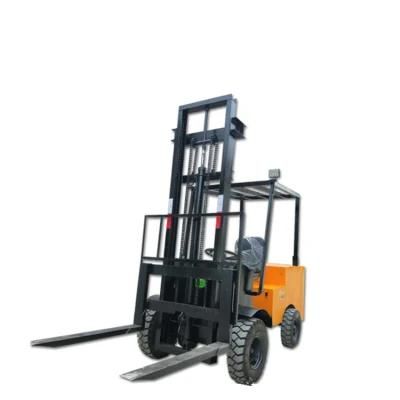 Driving Type Four Wheels Truck 3m Height 1ton Electric Motor Forklift