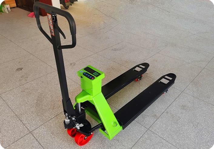 Manual Scale Pallet Jack Truck 2000kg CE, ISO9001