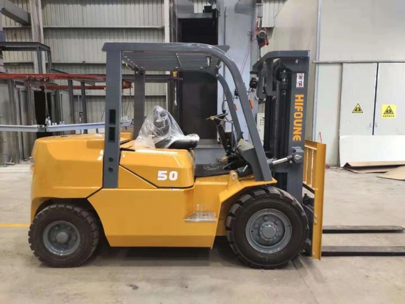 Hifoune Factory Japanese Engine 5000kg Diesel Forklift