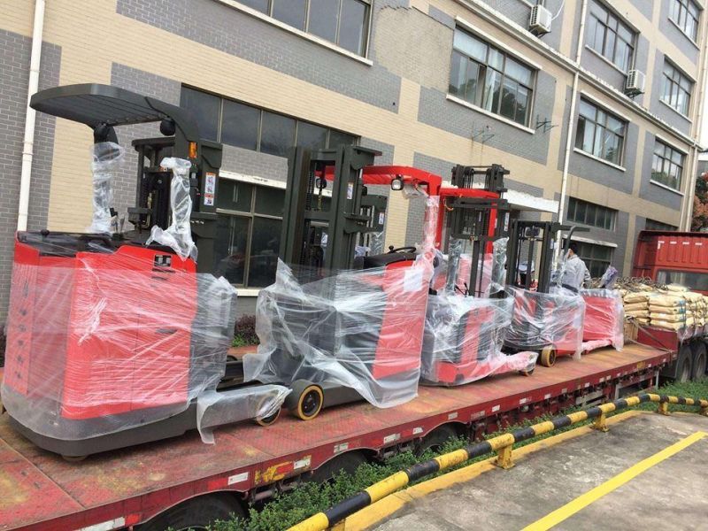 Ast Tri Lateral Stacker Carriage 1000kg Forklift Narrow Aisle