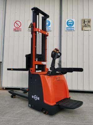 Stand-on 1.0-1.5 Tons Onen Fork Lift Stand on Driving Stacker