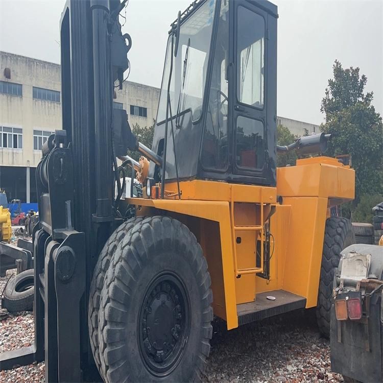 Used Second-Hand 30 Tons Forklift Large Forklift Diesel Forklift