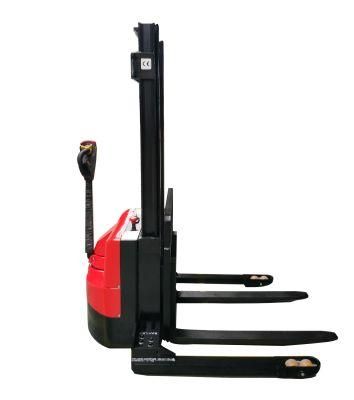 Walkie Behind 1.2t1.5t Walking Electric Pallet Stacker with 3m 3.3m Lifting