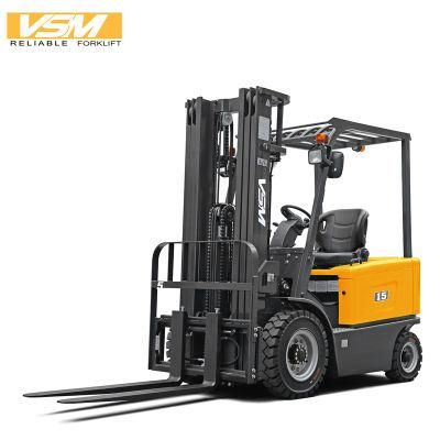 Vsm 1 Ton-3.5 Ton Electric Forklift, Battery Forklift with Battery Charger