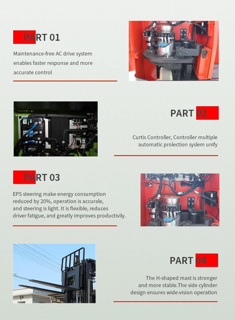 New Tder Forklift Reach for Sale with Good Price