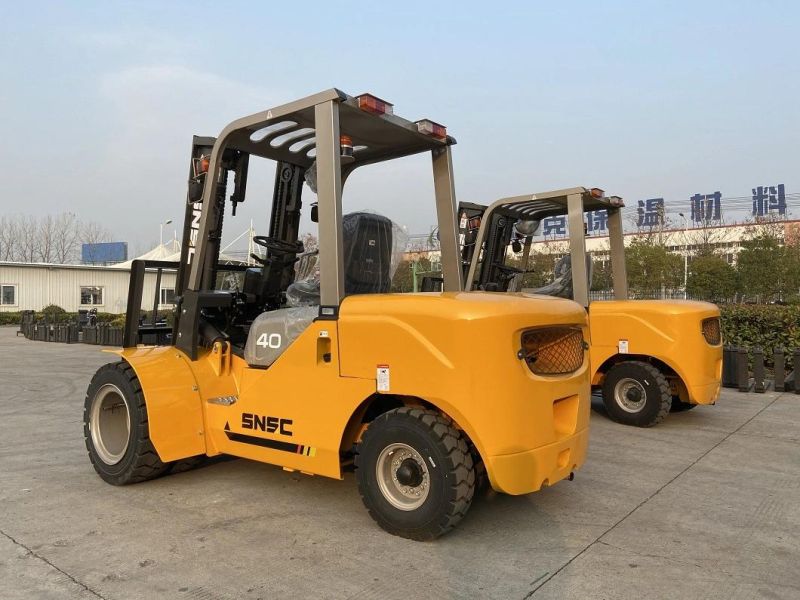 Snsc Montacargas Diesel Gas GLP 3t 4t Grua Horquilla Forklift Rotating Roll Clamp