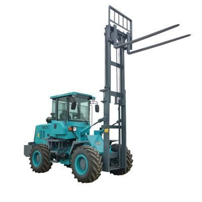 All Terrain Forklift 2ton off-Road Forklift Hydraulic Forklift