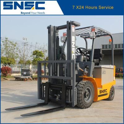 China Electric Forklift 2t with Curtis Controller