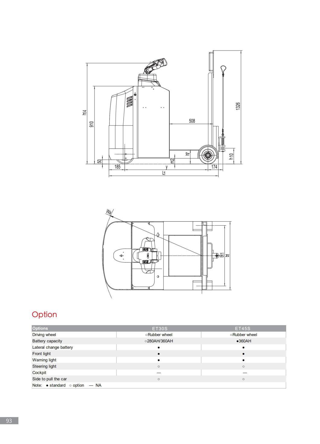 4.5t Seated Electric Tractor