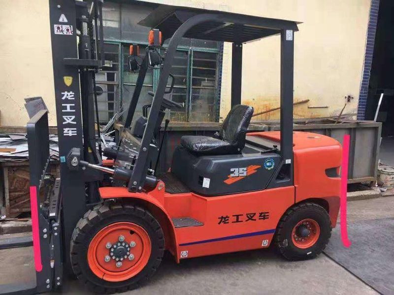 Lonking 3.5ton Diesel Forklift LG35dt Cpcd35 Forklift with Side Shifter and Spare Parts Price