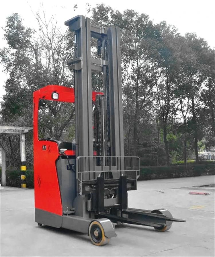 Sit Down Type 1.6ton 2.0ton 6m 9m 12m Narrow Aisle Electric Reach Truck Forklift