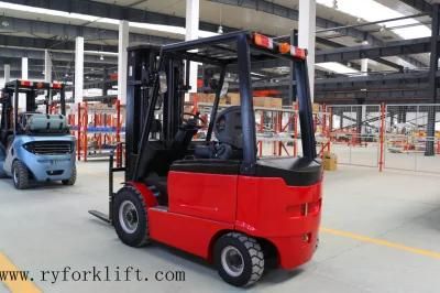 4-Wheel 3.0t Electric Forklift with Chinese Battery