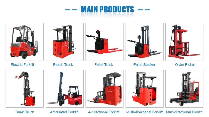 China Supplier Mima 1500kg - 5000kg Electric Forklift with CE