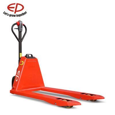 1500 Kg Mini Self Propelled Lithium Powered Full Electric Pallet Truck with Removable Battery