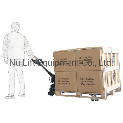 Semi Electric Hand Jack Battery Hydraulic Power Pallet Truck for Forklift