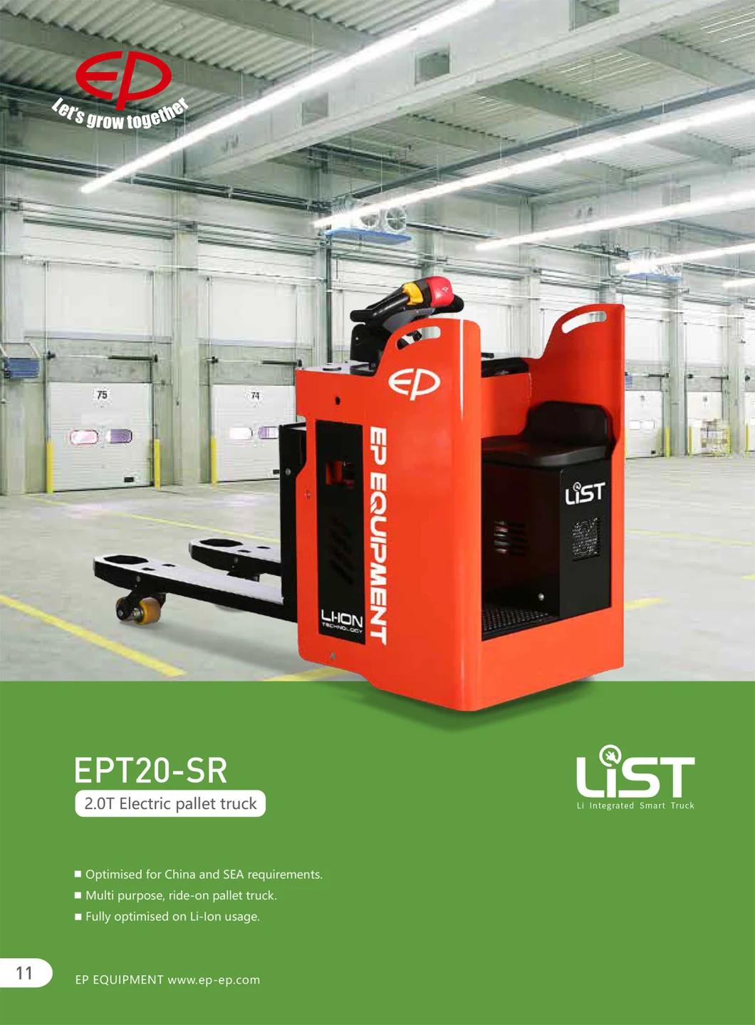 Li-ion Battery Powered Multi Purpose Ride-on Type Electric Pallet Truck