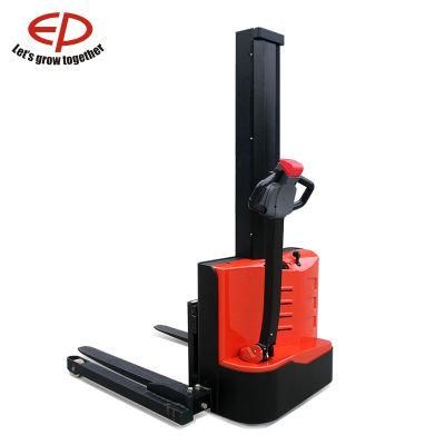 Electric Stacker with Smallest Working Space Needed Capacity 1.0ton