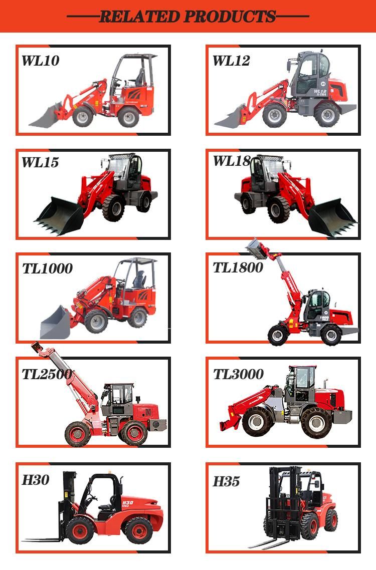 3ton Telescopic Forklift with EPA Engine for Sale