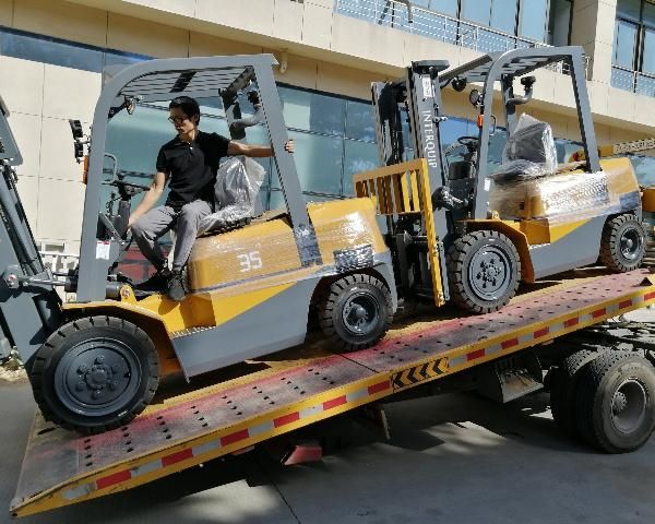 China Interquip 2ton/2.5ton/3ton/3.5ton/4ton Counterbalance Diesel Forklift with Xinchai/Isuzu/Mitsubishi