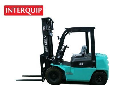 Good Performance Four Wheels 2.5 Ton Diesel Forklift Truck