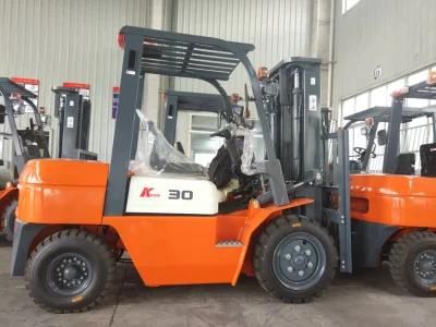 3t Fork Lift Crane Cpcd30 Forklift Truck for Warehouse Construction