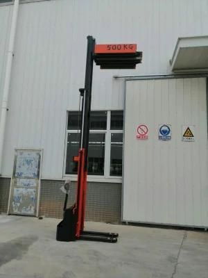 3000~5000mm 1500kg Onen Iron and Plastic Film Battery Stacker Electric Pallet Lifter