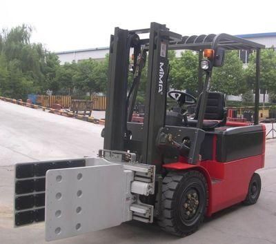 Electric Forklift with Carton Clamp