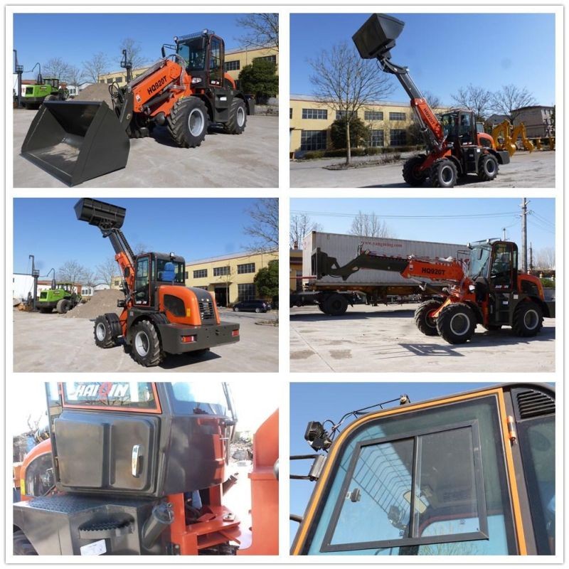 Haiqin Brand Telescopic Forklift Loader (HQ920T) with 5.68m Lift Height