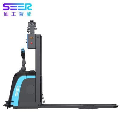 Factory Stacking and Palletizing Speed Feedback Electromagnetic Brake Laser Slam Forklift for Goods Moving