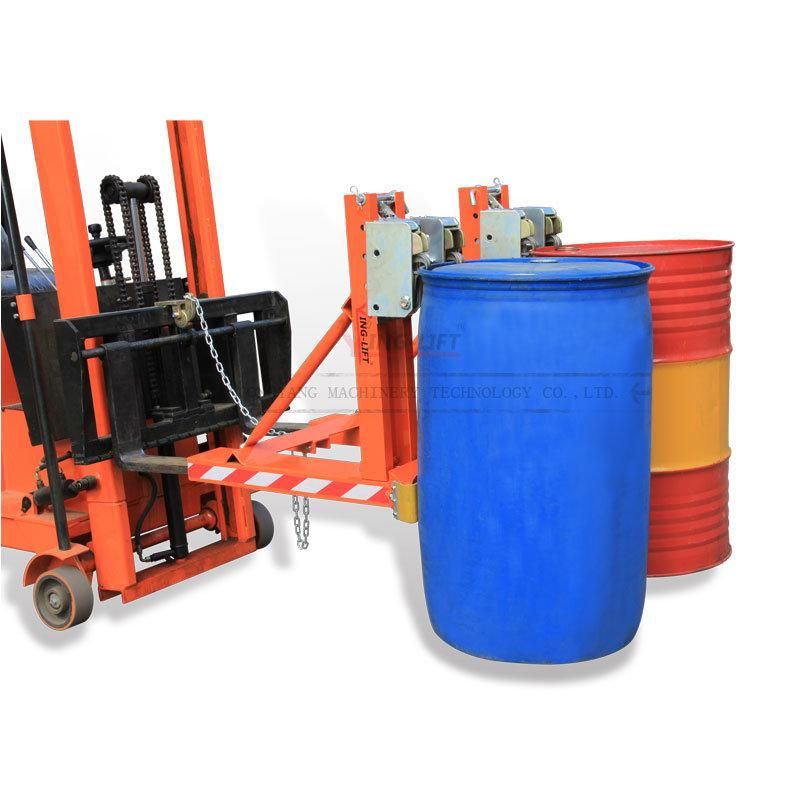 China Manufacturer Dg720b Forklift Mounted Double Drum Grabber