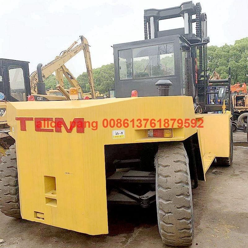 16ton Japan Tcm Fd160 Forklift with Isuzu Engine