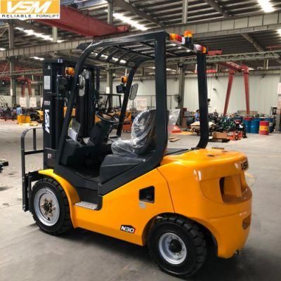 Vsm Fd30 3ton Forklift with Japanese Engine