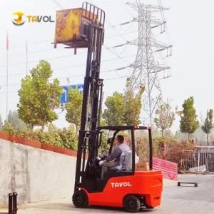 Factory Direct Four Wheel Electric Counterbalance Forklift with 60V/72V Battery