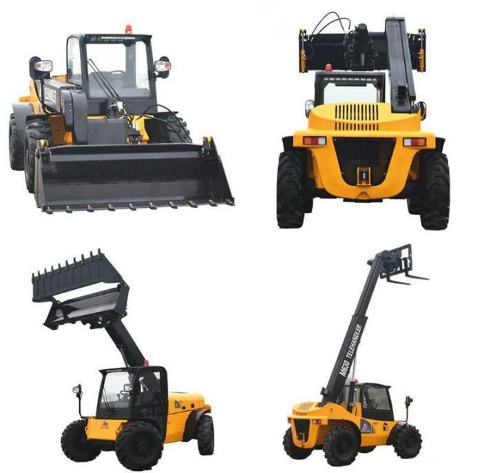 M630-60 Telescopic Forklift Small 4X4 Telehandler with Auto Transmission