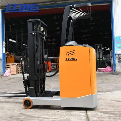 New Battery China 1.5t Stacker 1.5ton Forklif 3 Ways Forklift Reach Truck Electric