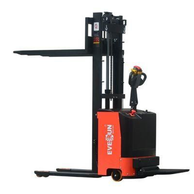 EVERUN ERES1536 China Popular Brand small counter balanced electric walking pallet stacker with Good Service